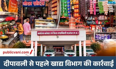 मऊगंज में दीपावली से पहले खाद्य विभाग की कार्रवाई, मिठाई-दूध समेत 22 सैंपल जांच के लिए भेजे