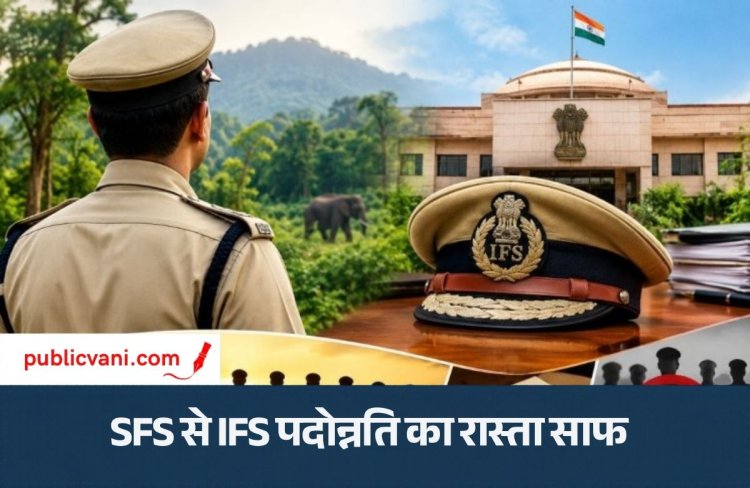 पब्लिक वाणी खास खबर : 11 SFS अफसरों के IFS बनने का रास्ता साफ, 8 के लिफाफे बंद