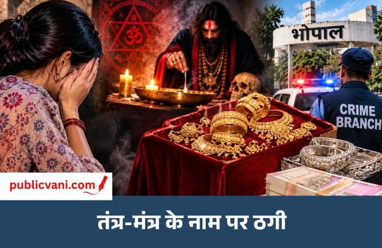Bhopal Crime News : बेटे को वश में करने मां ने सौंपा 1 करोड़ का खजाना ! साकेत नगर की महिला को तांत्रिक भाई-बहन ने बनाया शिकार